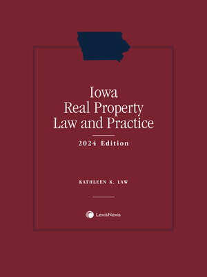 cover image of Iowa Real Property Law and Practice